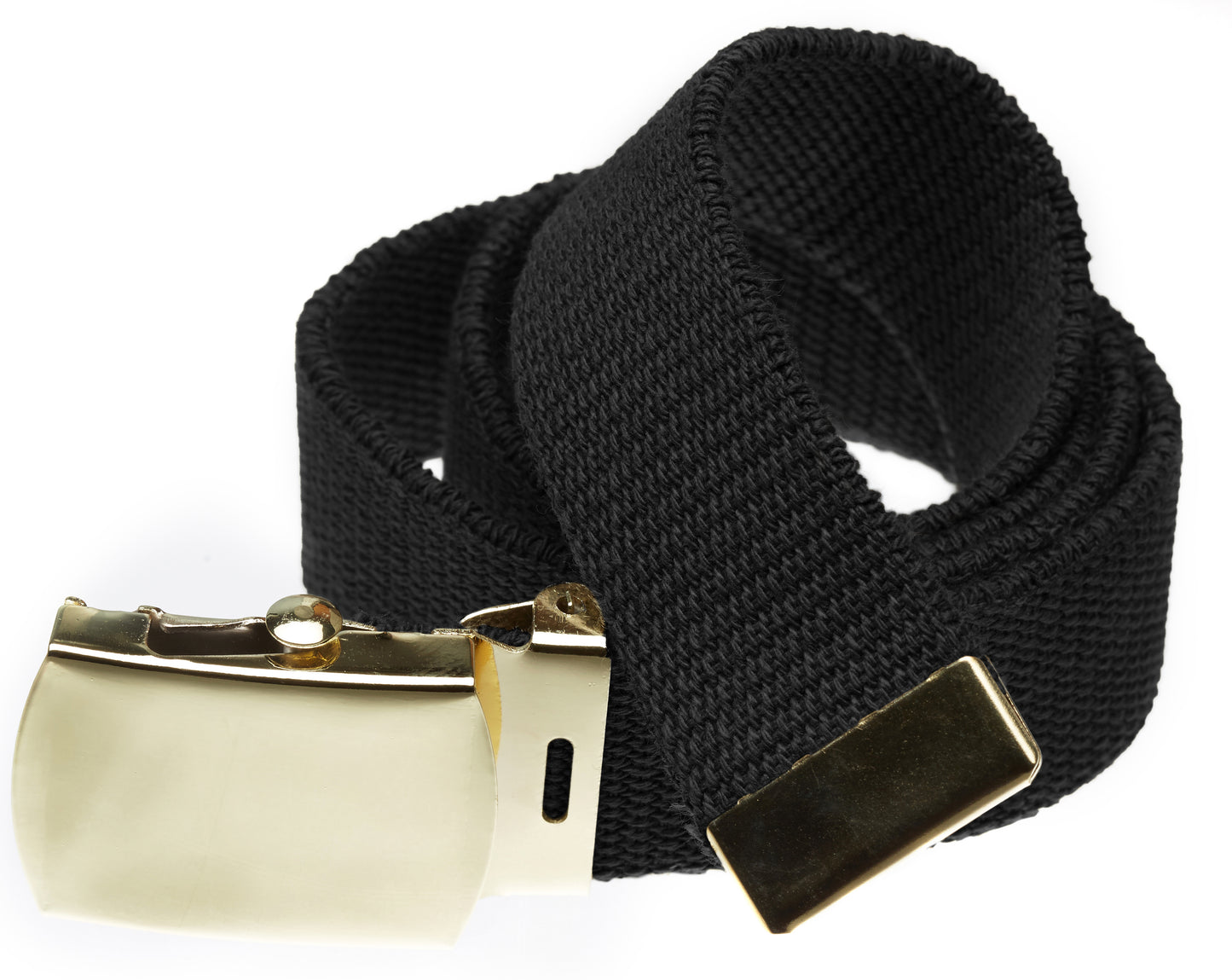 Military Grade Web Belt with Solid Brass Buckle- 4 Colors!