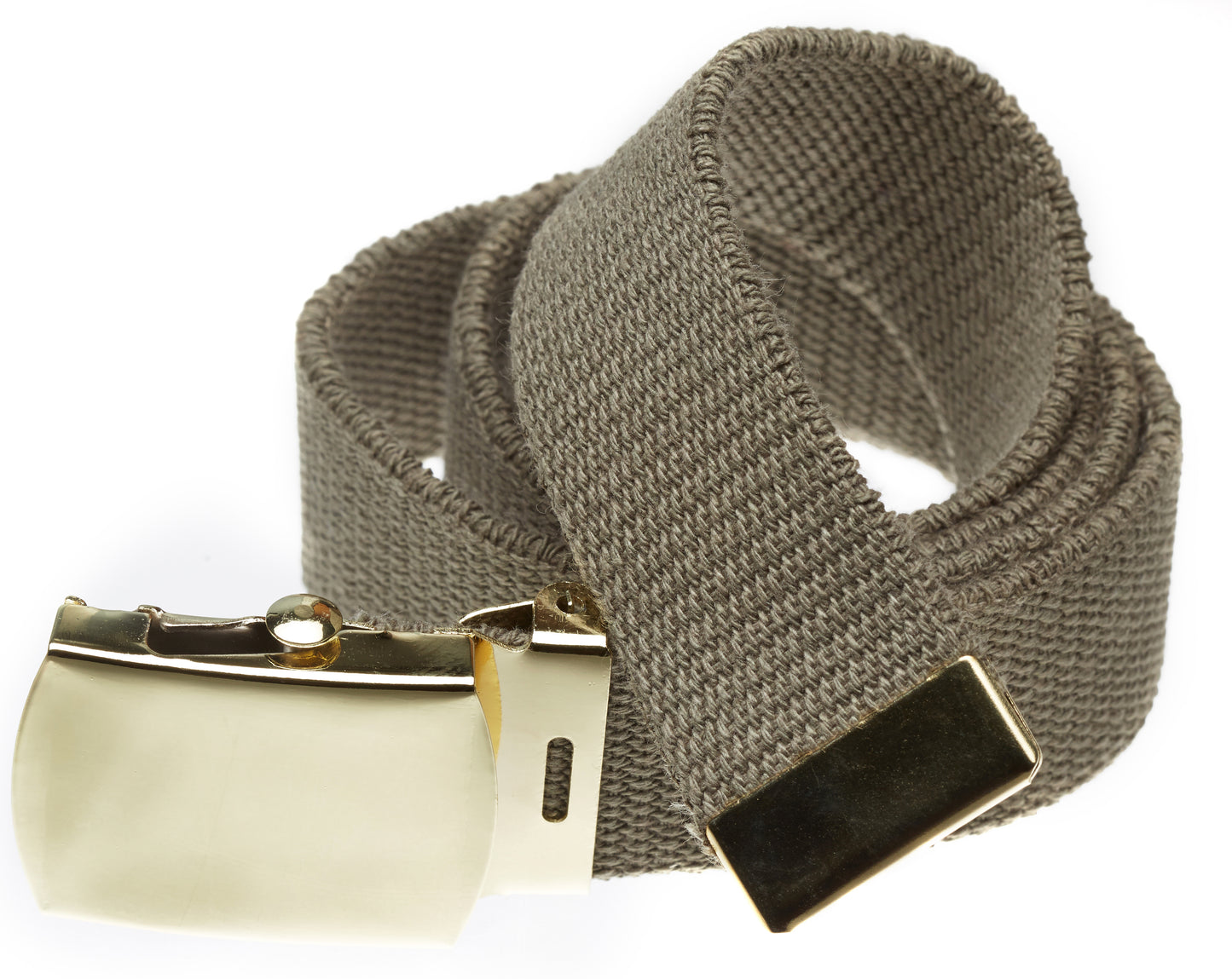 Military Grade Web Belt with Solid Brass Buckle- 4 Colors!