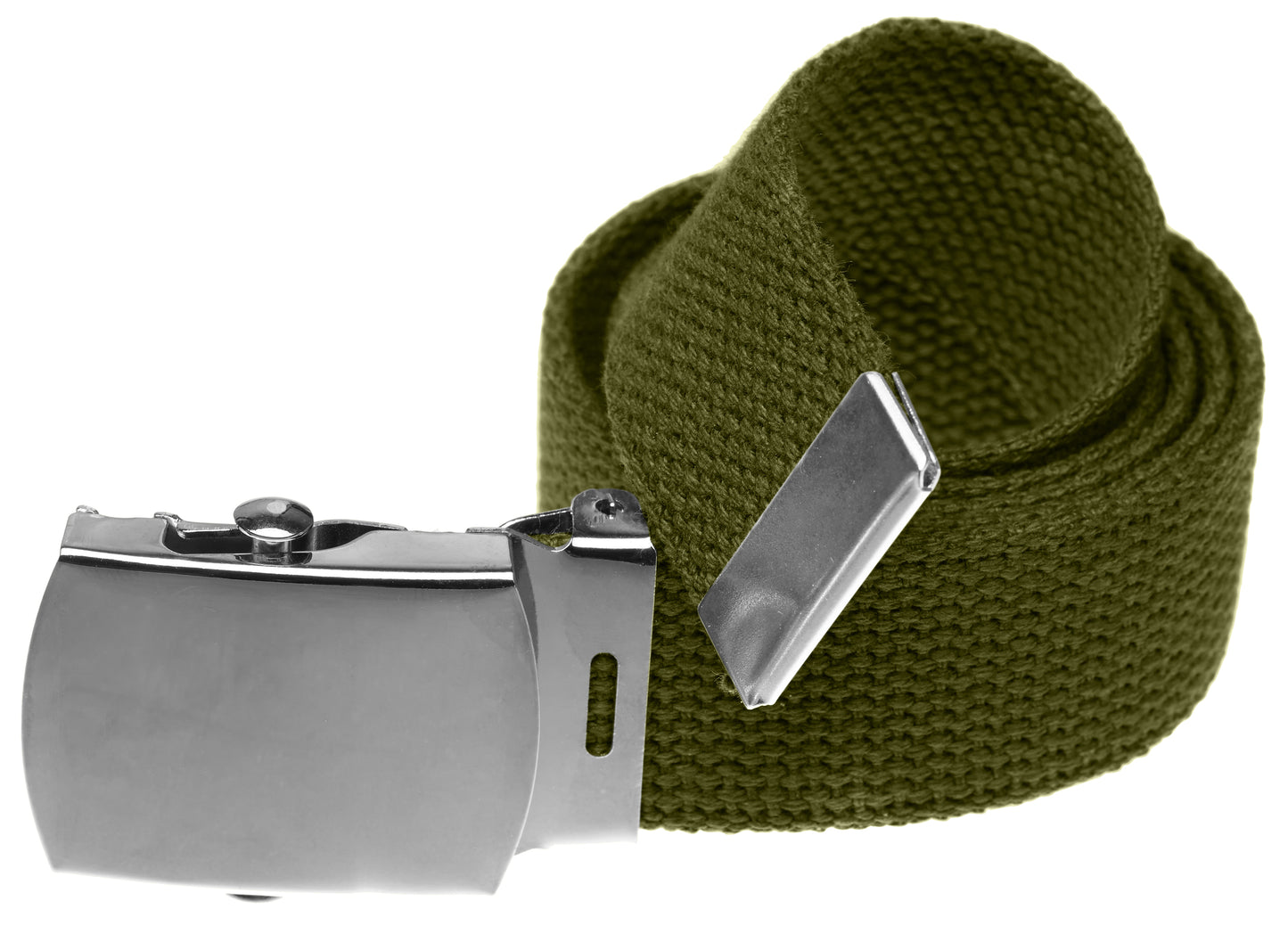 Military Style Web Belt with Silver Buckle- 24 Colors!