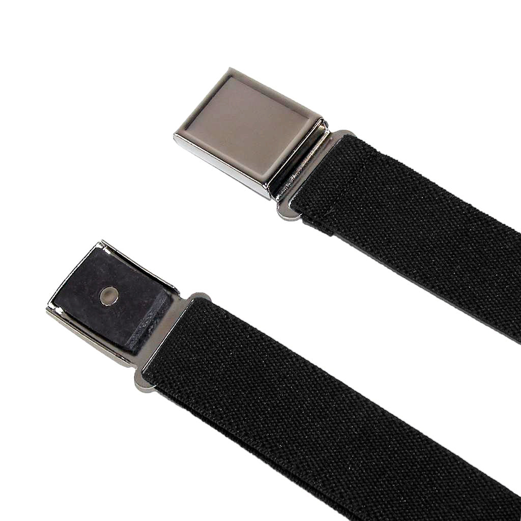 Elastic buckle shop belt