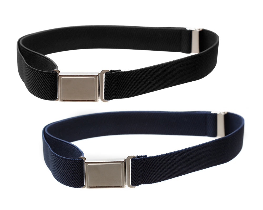 Kids Elastic Belt with Magnetic Buckle- 7 Colors!