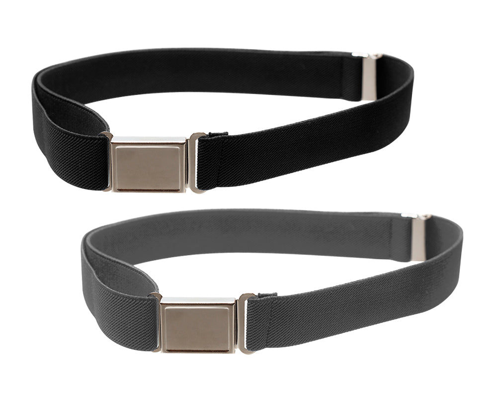 Kids Elastic Belt with Magnetic Buckle- 7 Colors!