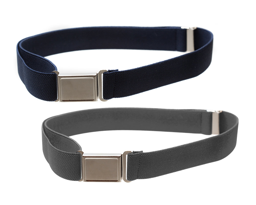 Kids Elastic Belt with Magnetic Buckle- 7 Colors!