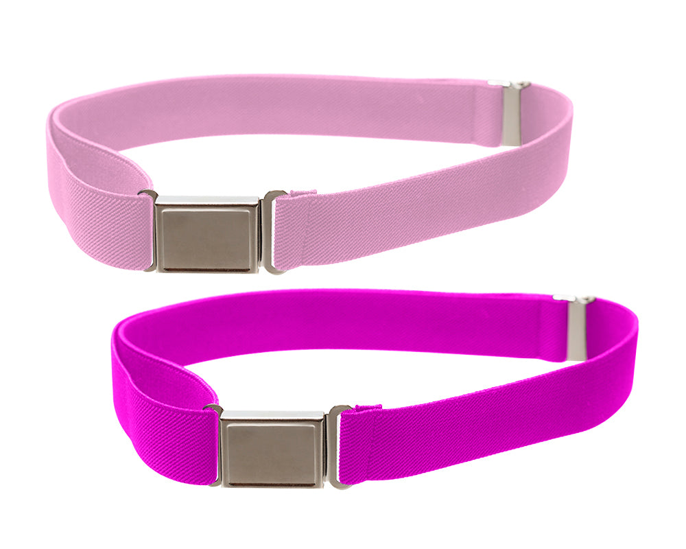 Kids Elastic Belt with Magnetic Buckle- 7 Colors!