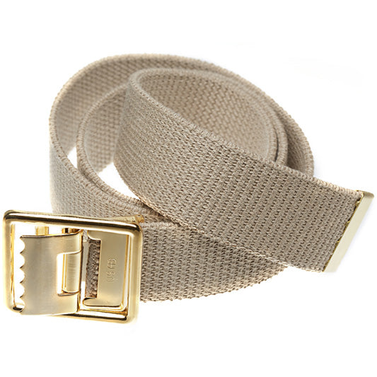 Marine Corps. Web Belt with Open Face Solid Brass Buckle and Tip- 4 Colors!